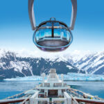 OV, Ovation of the Seas, Alaska, Hubbard Glacier, North Star, Mountains, Scenic View Of Snow Covered Mountains Against Blue Sky, scenery, ice, icy, upper deck aft view, 

NOTE: This is a composite photo made to represent Ovation of the Seas in Alaska. When using this image, please include this disclaimer:
 
"This image is an artistic rendering of Ovation of the Seas. Features vary by ship."