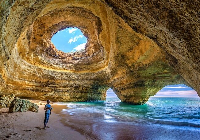 #1 - BENAGIL CAVES, ALGARVE PORTUGAL